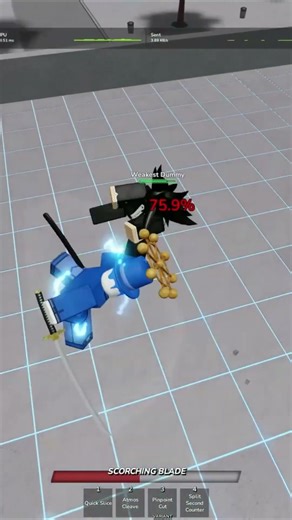 Atomic Samurai Combo | The Strongest Battlegrounds