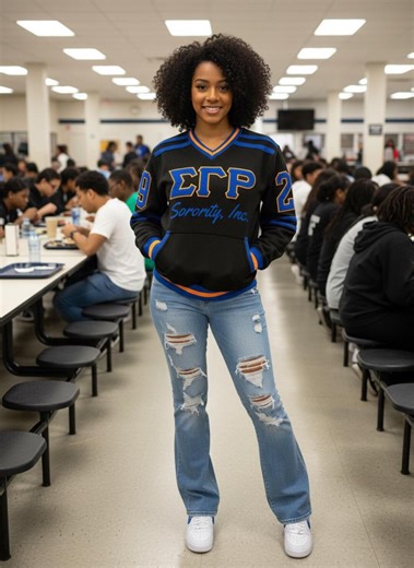 Black Sigma Gamma Rho Embroidered Vintage 90's Style Sweatshirt - Etsy