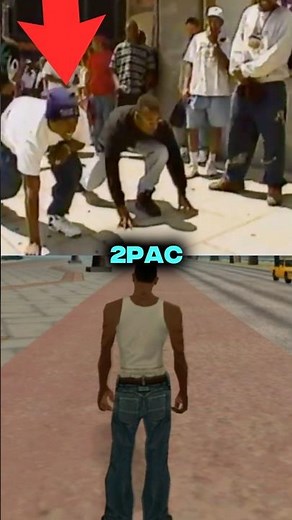 2Pac Running Like CJ From GTA San Andreas 😂