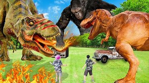 دوبله فارسی دایناسورها - نبرد دایناسورها - انیمیشن دایناسور - کودک دایناسورها