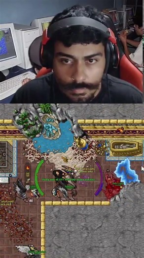 Não sei quem ta pior TIBIA #shorts