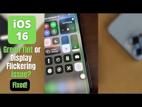 iOS 16: iPhone Display Flickering Green Light after Update [Green Lines]