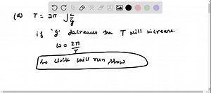 SOLVED:ce Predict/Explain A grandfather clock keeps correct time at… | Numerade