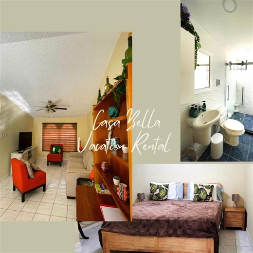 🌞 Your Private Getaway Awaits – Casa Bella, Aruba! 🇦🇼 Looking for the perfect place to relax and recharge? Welcome to Casa Bella, a beautiful, fully equipped vacation home that has everything you need for a carefree island escape! 🏡 Highlights: • Sleeps up to 6 guests comfortably 🛏️ • Sparkling private pool 💦 • Outdoor BBQ pit for sunset grilling 🍖 • Fully equipped kitchen – cook and dine your way 🍳 • Modern bathroom with shampoo, rinse, and all essentials 🧴 • Laundry area with washer &