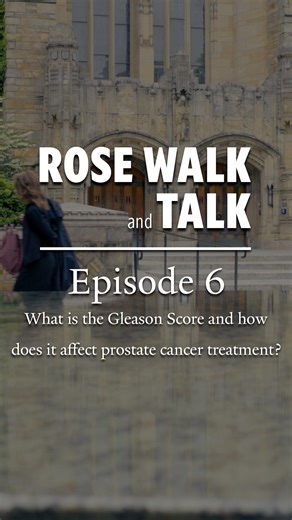 Yale on Instagram: "What is the Gleason score and how does it affect prostate cancer treatment? In the latest Rose Walk and Talk, Yale urologist Michael Leapman explains how the “Gleason score” helps doctors assess the prognosis of men with prostate cancer — and craft customized treatment plans. #Yale"