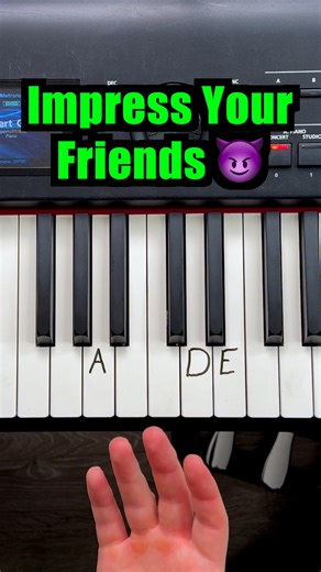 This made them STOP and PAY ATTENTION 👀 👇 LEARN 4 CHORDS PLAY 100’S OF SONGS 👇 No really… not sure if you’re aware of this, but most popular songs use the SAME 4 CHORDS over and over. It’s called the “Legendary 4 Chord Progression” - you may have heard of it. It’s kinda the “cheat code” to learning piano fast as a beginner. In fact, I’ve seen students learn it in a day or two, and suddenly they “magically” play a bunch of songs for their friends and family (the look on their faces is priceles