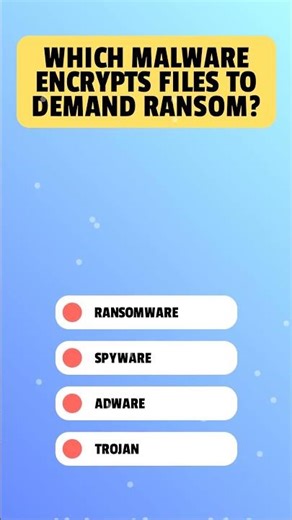 Can You Master This Cybersecurity Quiz? Test Your VPN & Malware Knowledge! 🔒 #shorts