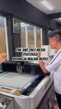 satu-satunya di indonesia mesin perforasi yang bisa buat berbagai macam model.#hardyclassic