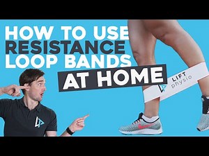 How to use resistance bands at home