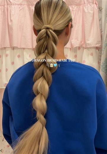 a cutesy little sunday “braid” 🤗 #dragonbraid #hairtututorial | Hair Tutorial