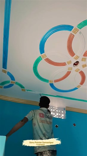 latest Pop design colorful making video #shorts #home #viralvideo #painting