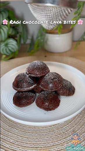 Healthy Ragi Chocolate Lava Bites 🍫✨ | Guilt-Free Treats!