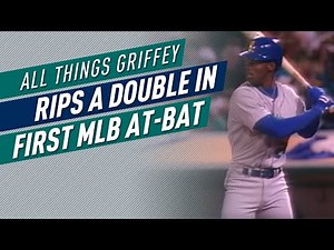 Ken Griffey Jr. Rips a Double in First MLB At-Bat