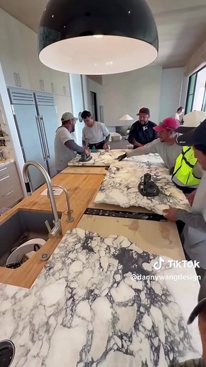Brilliant way to seam two slabs | Cutting Vegetables