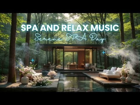 💙 Tropical Greenhouse Spa & Relax Music | 3 Hours Lush Forest Ambience | Serene SPA Day 🌿
