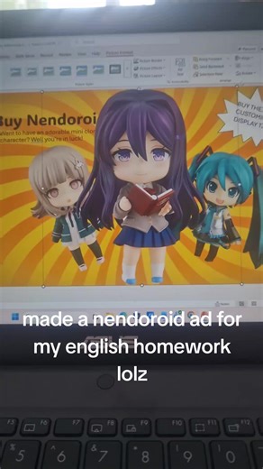 Creative Nendoroid Advertisement Homework