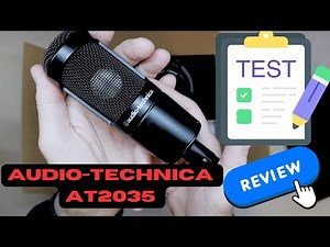 Audio-Technica AT2035 Microphone Unboxing & Sound Test