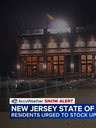New Jersey Declares State of Emergency Due to Blizzard
