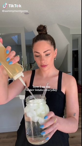 Refreshing Ginger Mint Thyme & Lemon Syrup for Increasing Water Intake