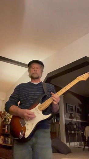 Getting a feel for my new subwoofer speaker, playing all the way to the end with a train wreck solo. lol | Dean Wells