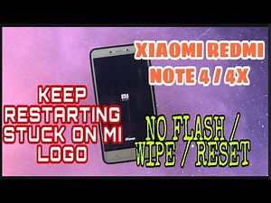 Xiaomi Redmi Note 4 restart problem keep rebooting / Redmi Note 4X. No delete data, no wipe data.