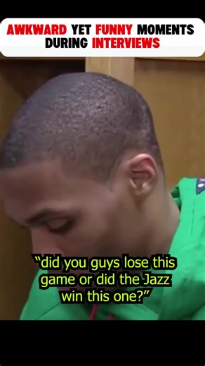 Interesting post-game interviews with NBA players.#funny#nba#nbamemes#fyp#Interview