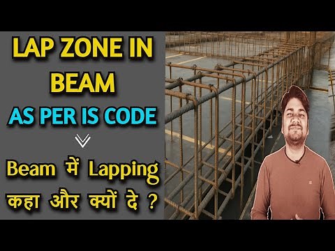 Lapping Zone in Beam as per Latest IS Code 13920 | Learning Civil Technology