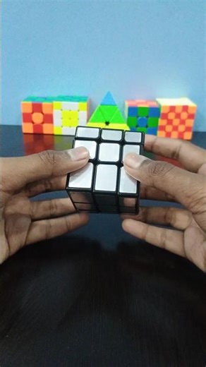 How to solve 3x3 mirror Rubik's cube🤯😈🤔 #puzzle #rubikscube #shorts #cube