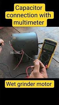 wet grinder motor capacitor connection explained in tmail/ Grinder motor staring and running winding