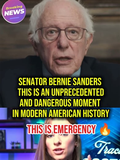 Bernie Sanders Calls Out Dangerous Moment in U.S. History