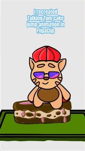 #animation #cartoon #funny #cat #talkingtom I recreated in FlipaClip #flipaclip