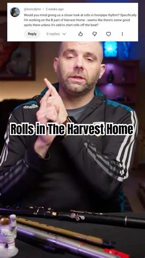 Tin whistle rolls in hornpipes - featuring The Harvest Home