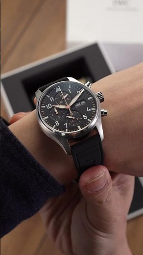 IWC Pilot's Chronograph 43mm APXGP Mens Watch Black