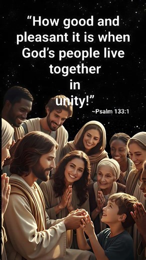 🤝“Unity pleases God.”🌍✨🙏💖 #bible #motivation #walkinspiritoftheholyspirit #unity #shorts