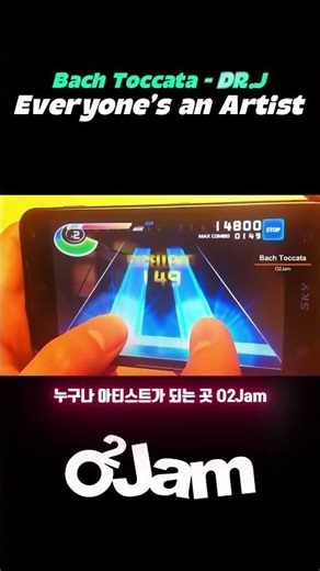 'Bach Toccata - DR.J' Everyone’s an Artist! #오투잼 #리듬게임 #음악게임 #KPOP #Music #viral