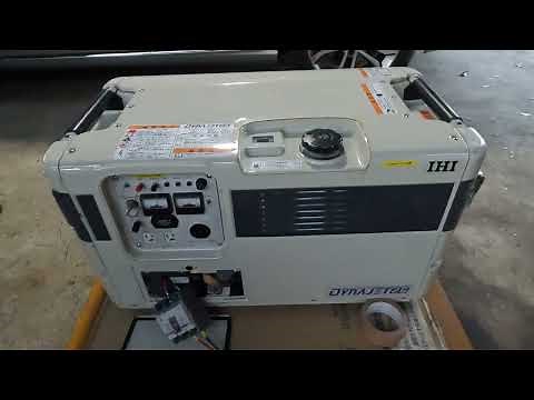 IHI Dynejet 2.6kW 小型ガスタービン発電機動作確認OK。