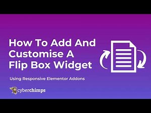 How To Add and Customize a Flip Box in WordPress Using Elementor Addons