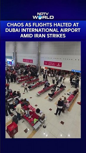 Iran Attack Dubai | Chaos At Dubai International Airport As Dubai Closes All Flight Operations