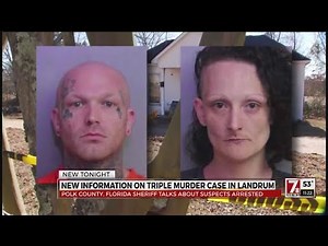 FL sheriff says Landrum triple murder suspects may have killed more