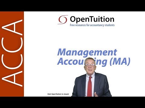 Introduction to the Management Accounting (MA) Exam