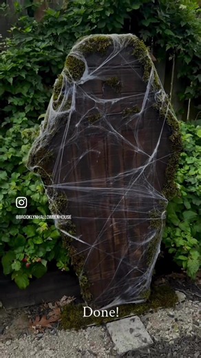 Let’s make a cheap waterproof coffin for the haunt ⚰️. #halloweendecor #diyhalloween #coffin #cardboardcrafts