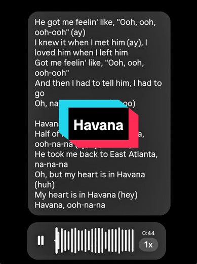 Havana Cover Song by Camila Cabello