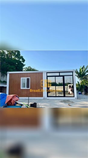 Another Successful Project 🫱🏼‍🫲🏻 2 Combined Units, wooden brown color with CR and Room partition at Aguilar Pangasinan. Thank you for trusting me for this successful transaction and thank you for trusting Broadlife Enterprise Pre Fabricated. Inquire yours! SPECIFICATIONS Size: 3m width x 6m Length Height: 2.80m Frame: 3mm galvanized profile Wall: 0.3mm thickness , (rock wool insulated panel/ board) Roof: outer 2.78m length * 106cm width Ceiling: inner 2.78m length * 106cm width Door: High qu