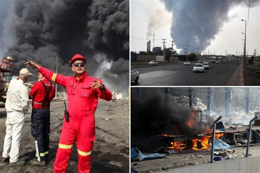 Massive blast in Iranian port linked to missile fuel kills 8, injuries more than 700