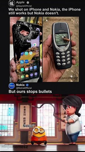 Nokia vs iPhone 😂📱 | Nokia Built Different 💀