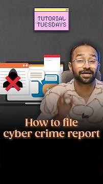File Cyber Crime Report in 2 Minutes #TutorialTuesdays Ep. 1