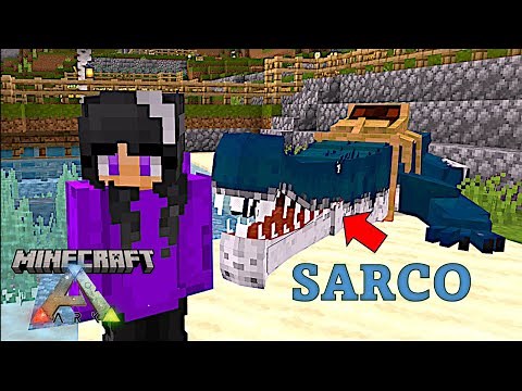 Return to ArkCraft: Building a pen for our Sarcosuchus in Minecraft