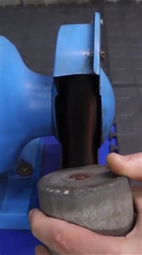 This damaged oil can had holes but I restored it