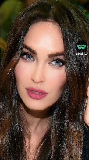 Megan Fox without make up vs Megan Fox with make up #makeup #persona #meganfox #trending