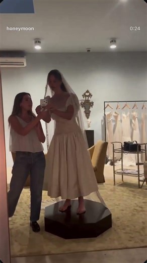 Lana Del Rey trying on her Beautiful WEDDING DRESS in 2025